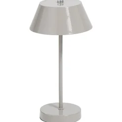 Leen Bakker Bureaulamp Milton greige G9 - 30x15x15 cm Clearance
