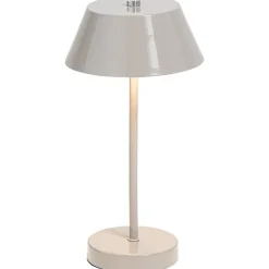 Leen Bakker Bureaulamp Milton greige G9 - 30x15x15 cm Clearance