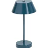 Leen Bakker Bureaulamp Milton petrol G9 - 30x15x15 cm Clearance