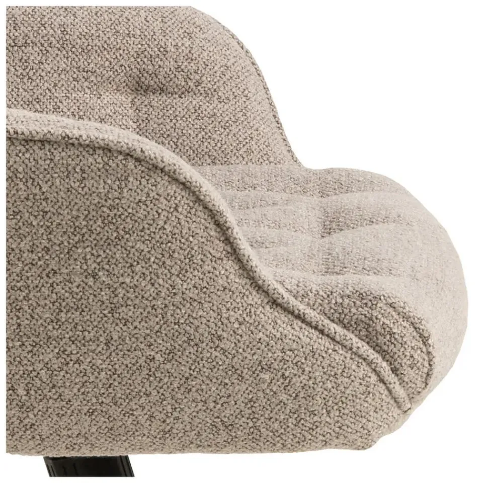 Giga Living Bureaustoel Beige Stof - Zithoogte 57cm - Alleri Online