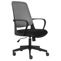 Sedero Bureaustoel Faro - Zwart / Grijs Hot