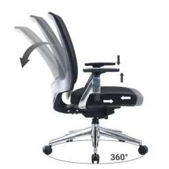 Sedero Bureaustoel Montana - Zwart - Voldoet aan NEN-EN 1335 norm Hot