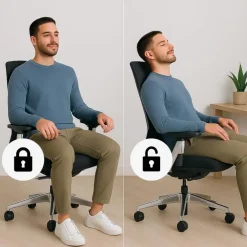 Sedero Bureaustoel Montana - Zwart - Voldoet aan NEN-EN 1335 norm Hot