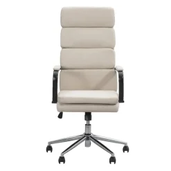 Leen Bakker Bureaustoel Nikki - stof - zandkleur Clearance