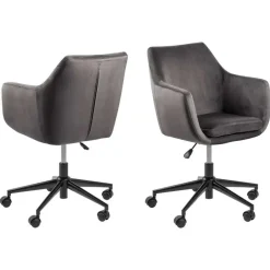 Leen Bakker Bureaustoel Uppsala - grijs (1 stuk)