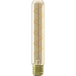 Calex LED buislamp - T32x185 - goudkleur - E27 - 2,5W - 136LM - dimbaar Discount