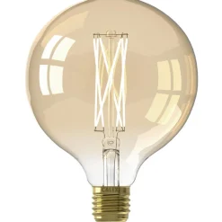 Calex LED globe - G125 - goudkleur - E27 - 4,5W - 470lm - dimbaar Outlet
