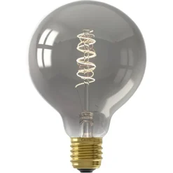 Calex LED globe - G95 - titaniumkleur - E27 - 4W - 136LM - dimbaar Hot