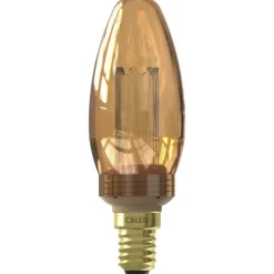 Calex LED kaarslamp - goudkleur - E14 - 2.3W - 65LM - dimbaar Online
