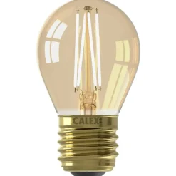 Calex LED kogellamp - goudkleur - E27 - 3,5W - 200LM - dimbaar