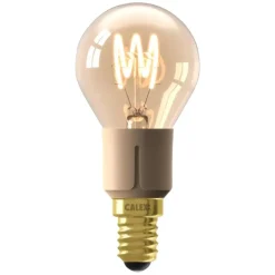 Calex LED kogellamp - goudkleur - E14 - 4W - 265LM - 3step dimbaar Outlet