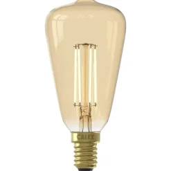 Calex LED rustieklamp - goudkleur - E14 - 3,5W - 250ML - dimbaar Sale