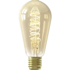 Calex LED rustieklamp - goudkleur - E27 - 5.5W - 470LM - dimbaar Clearance