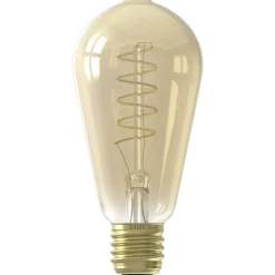 Calex LED rustieklamp - goudkleur - E27 - 5.5W - 470LM - dimbaar Clearance