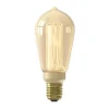 Calex LED Rustieklamp - goudkleurig - E27 - 3,5W - 120LM- dimbaar Outlet