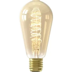 Calex LED rustieklamp - goudkleur - E27 - 3,8W - 250LM - dimbaar New