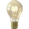 Calex LED standaardlamp - goudkleur - E27 - 5.5W - 470LM - dimbaar Sale