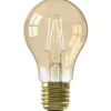 Calex LED standaardlamp - goudkleur - E27 - 4,5W - 470LM - dimbaar Online