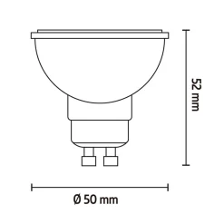 Calex Smart LED-reflectorlamp RGB - wit - 5W Best