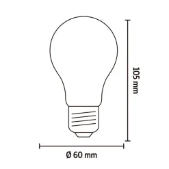 Calex Smart LED-standaardlamp - transparant - 7W Best