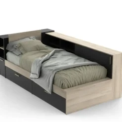 CBA CALICOSY - Bed LIFE - - 87,7x119,2x229,4 cm Online