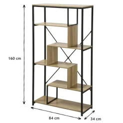 Calicosy - Boekenkast - 160x84x34 cm Online