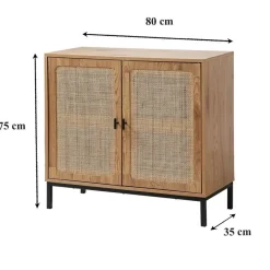 Calicosy - Dressoir JAYA - Licht hout - 75x80x35 cm Online