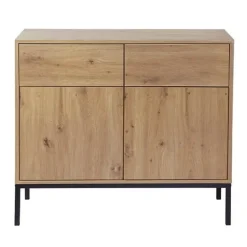 Calicosy - Dressoir LENNY - Eik - 80x90x40 cm Discount