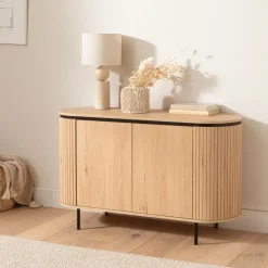 Calicosy - Dressoir MALAGA - Licht hout - 72x120x40 cm New