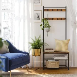 Calicosy - Garderobe - Donker hout - 175x70x32,5 cm Online