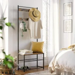 Calicosy - Garderobe - Donker hout - 175x70x32,5 cm Online