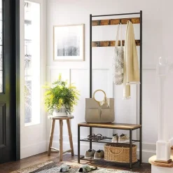 Calicosy - Garderobe - Donker hout - 175x70x32,5 cm Online