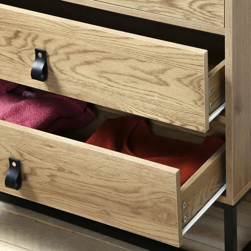 Calicosy - Ladekast JILL - Eik - 79.5x80x39 cm Best