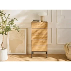 Calicosy - Ladekast LENNY - Licht hout - 100x45x38 cm New