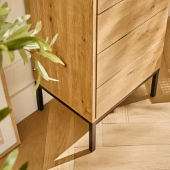 Calicosy - Ladekast LENNY - Licht hout - 100x45x38 cm New