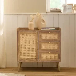 Calicosy - Ladekast PALMO - Licht hout - 79,5x80x39 cm Clearance