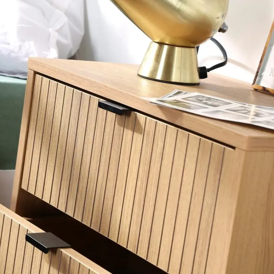 Calicosy - Nachtkastje TARA - Licht hout - 51x45x29 cm Online