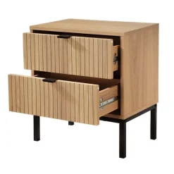 Calicosy - Nachtkastje TARA - Licht hout - 51x45x29 cm Online