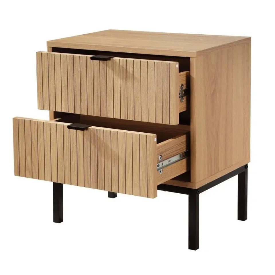 Calicosy - Nachtkastje TARA - Licht hout - 51x45x29 cm Online