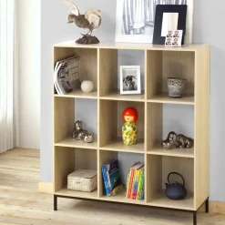 Calicosy - Opbergplank - Licht hout - 103.3x93.5x29.8 cm Clearance