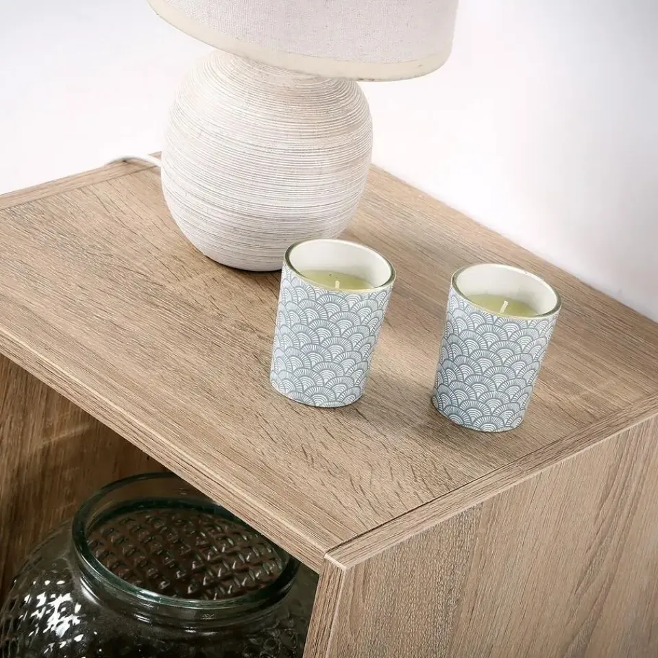 Calicosy - Opbergplank - Licht hout - 92.5x31.7x29.5 cm Clearance