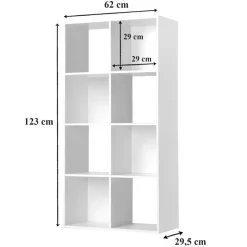 Calicosy - Opbergplank - Wit - 123x29.5x62 cm Online