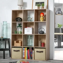 Calicosy - Opbergrek - Licht hout - 124.2x93.3x29.8 cm Best