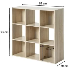 Calicosy - Opbergrek - Licht hout - 92.5x92.5x29.5 cm Sale