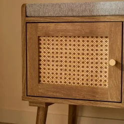 Calicosy - PALMO Bank - B100 cm - Licht hout 100 cmx39 cmx49 cm New