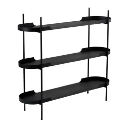 Calicosy - Rek BLAIR - Zwart - 105x120x34 cm Discount