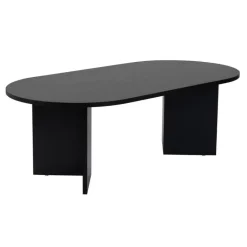 Calicosy - Salontafel IRIS - Zwarte eik - 39,8x119x60 cm Online