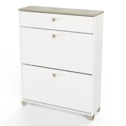 Calicosy - Schoenenkast IZZY - Wit - 104,3x80,8x24,4 cm Online