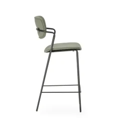 Calicosy - Set van 2 krukken met zwarte MAIKA - 51x44x66 cm Outlet