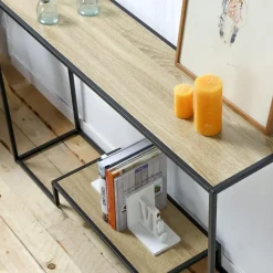 Calicosy - Sidetable - Eikenhouten decor - 80x120x Hot